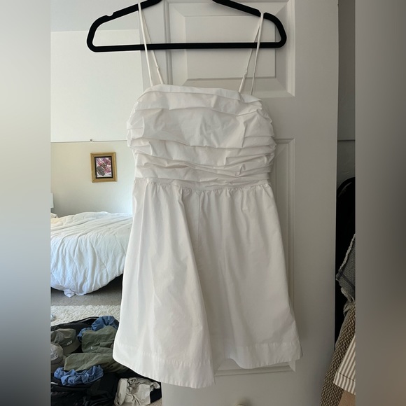 White Aritzia BABATON Romper - Picture 1 of 2